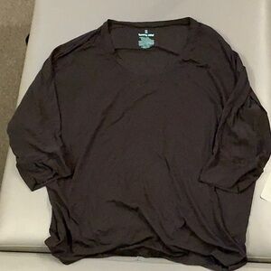 Tommy John Black Pajama Top Soft Long Sleeve